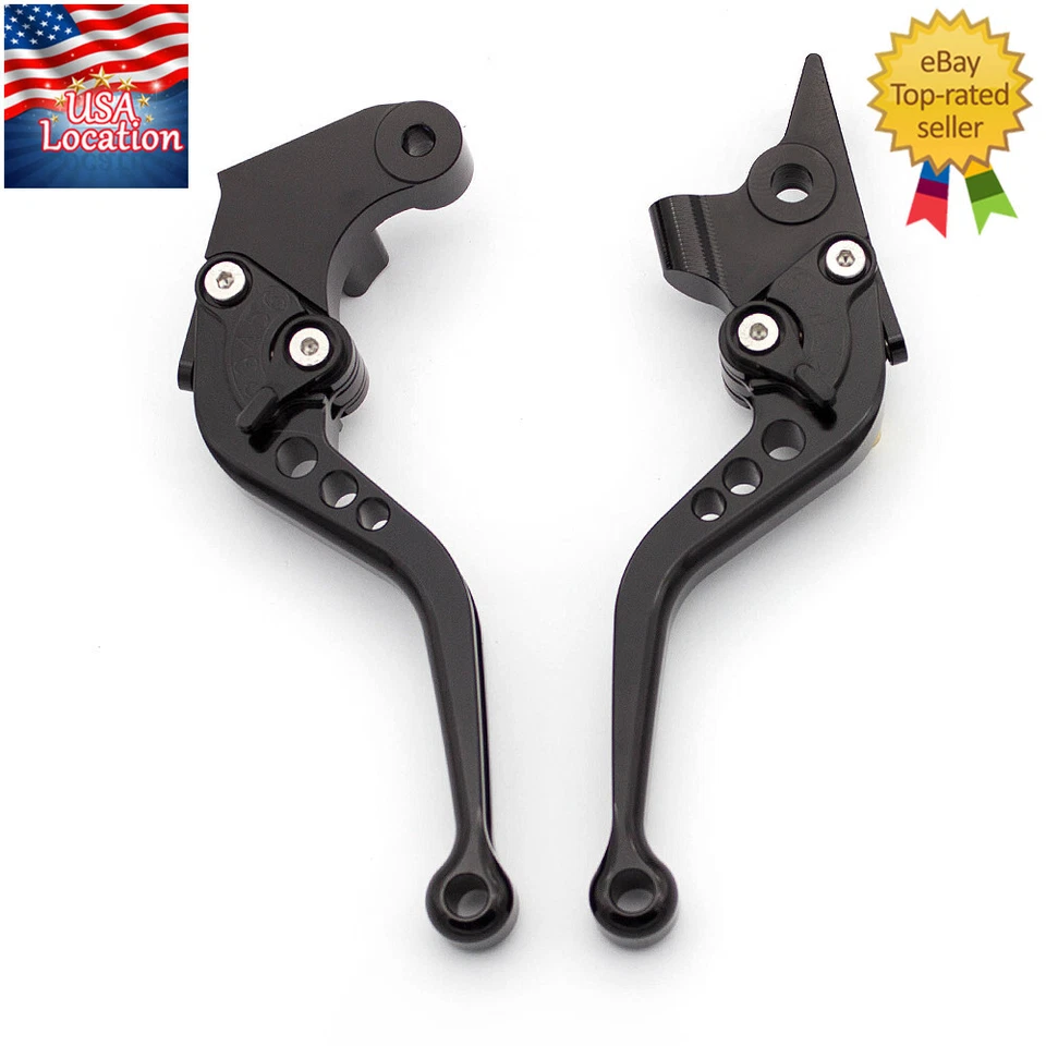 For Suzuki DR650S/DR650SE 1994-2020 Brake Clutch Levers CNC Short Adjustable USA - Image 2 of 4