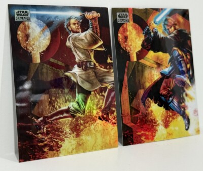 2024 Topps Chrome Galaxy Star Wars Obi-Wan Kenobi & Anakin