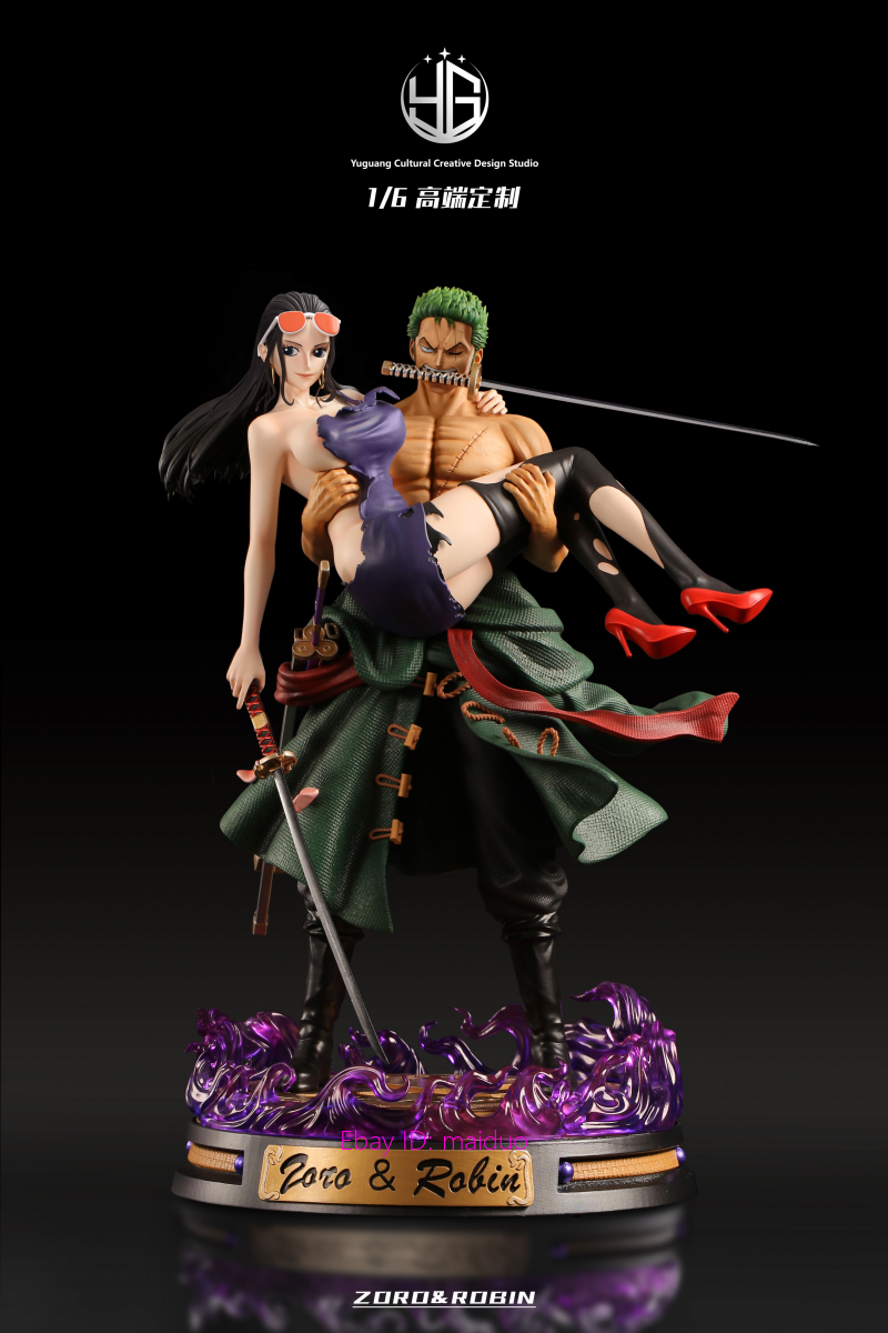 羅本製所 robinceramicstudio フィギュア Roronoa Zoro Robin Resin YG Studio One Piece Figurine Standard ver