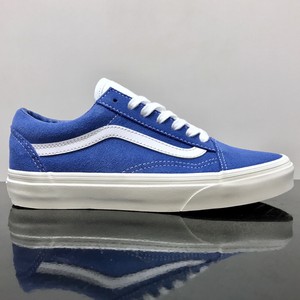 vans blue leather