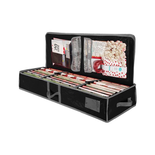 Gift Wrap Organizer Christmas Wrapping Paper Storage Container AU - Picture 26 of 27