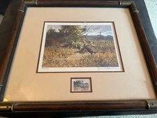 John Cowan 1988 Texas Wild Turkey Stamp Print W Stamp No. 806 Out Of 1500