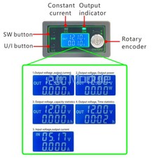 50V 5A 250W CNC Adjustable Power Supply Module Step-Down Module CC CV LCD NEW