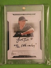 2017 Panini National Treasures Notable Nicknames NN-JT Josh Tomlin /99