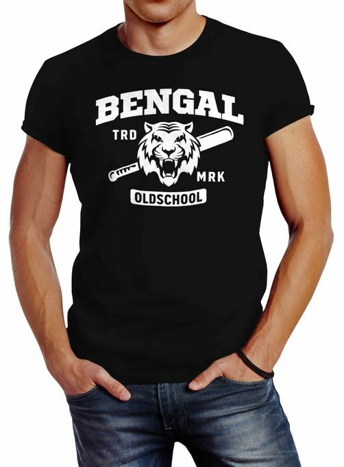 Camiseta para hombre Bengal Tiger béisbol deporte EE. UU. moda Streetstyle Neverless®