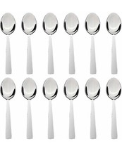 6 / 12 /24/48 Stainless Steel Tea Spoons Ice Cream Premium Quality 13.5cm Long