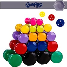 Poids Gymnastique Haltères Guidon Baseline Fitness 0,5 1 2 4 KG Antidérapant