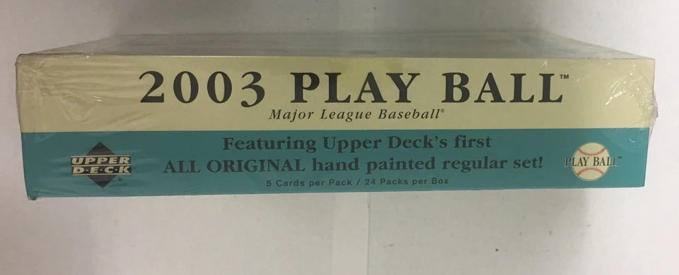Caja de pasatiempos de béisbol Upper Deck Play Ball 2003 paquete de 24 sellado de fábrica Foto 2 de 4