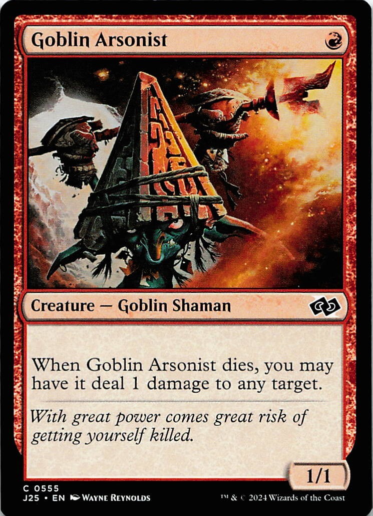 Goblin Arsonist - Foundations Jumpstart - MTG - Regular