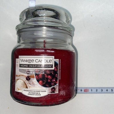 Yankee Candle Cherry Vanilla Duftglas 340g bis zu 60 Stunden Brenndauer & NEU