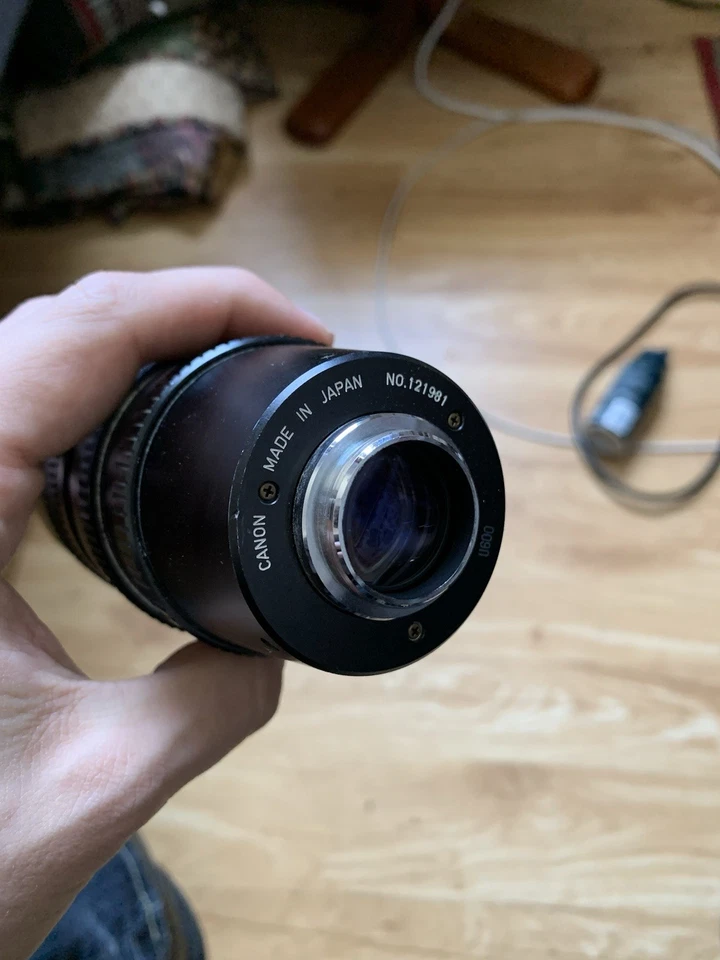 Canon TV Zoom Lens V6x16 16-100mm T1.9 Fixed Aperture Vintage Cine Lens C Mount - image 4 of 4