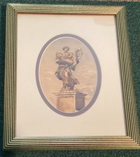Old OOAK Artist Signed Original Nikolai Kirillov Art Watercolor Painting Roma?96