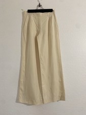 Vintage Wide Leg Prada Cream Trousers