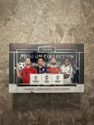 LEGACY COMICS LLC 2024-25 Topps Museum Collection UCC Soccer - Sealed Hobby Box - In Hand