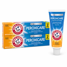 2 Pack Arm Hammer Peroxicare Toothpaste 6oz Clean Mint Fluoride Gum Health Fre