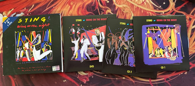 STING Bring On The Night A&M 2 CD Box + DVD
