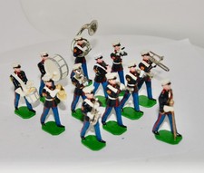 DUCAL SOLDIERS 12PC USMC Marine Corps Band, with Sousaphone, 12 Pieces