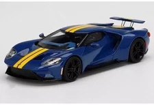 Mini Car 1/43 Ford Gt Sunoco Blue Yellow Tsm430524