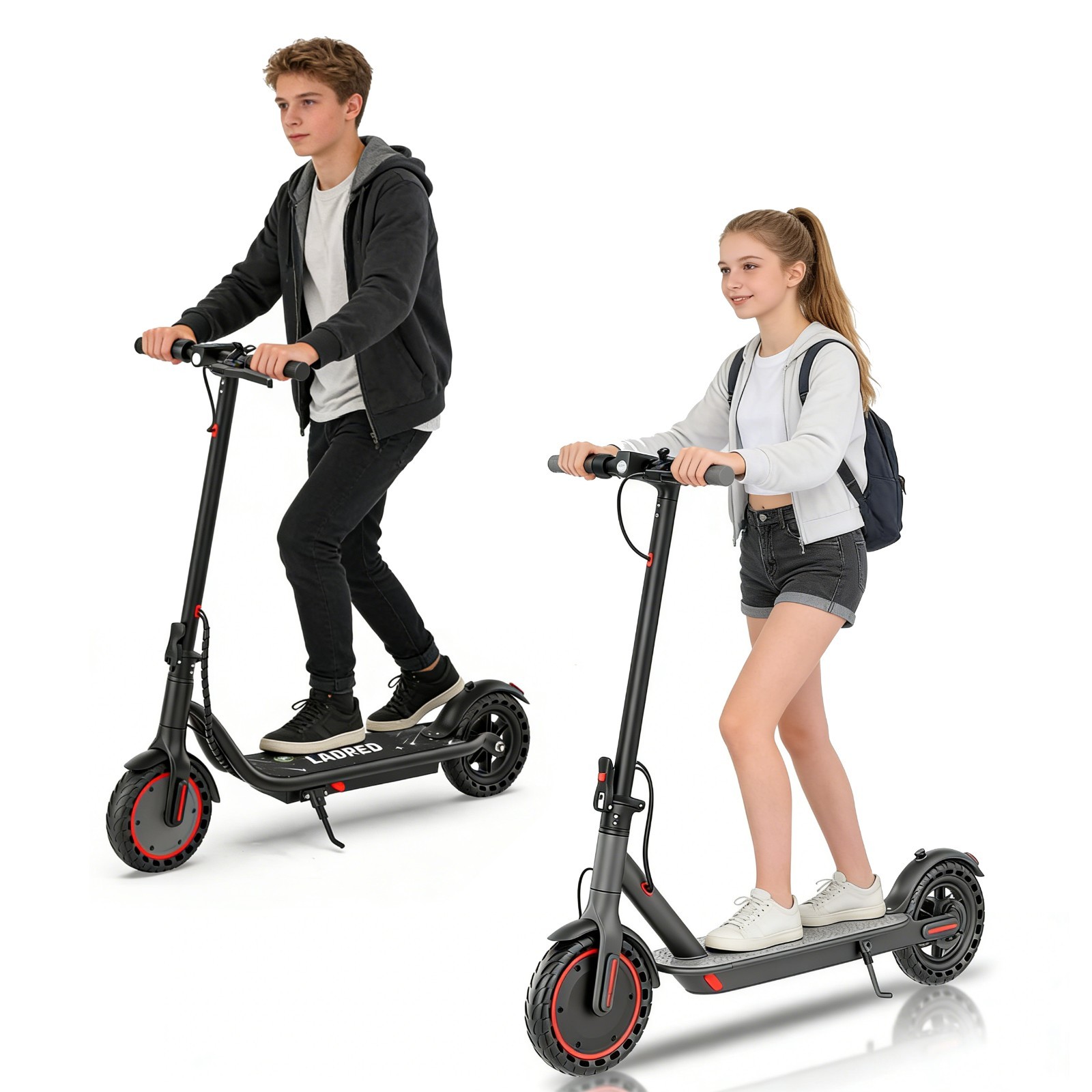 Ladped Scooter elettrico da 250W per adulti, velocità massima di 25km/h 18KM foto 3