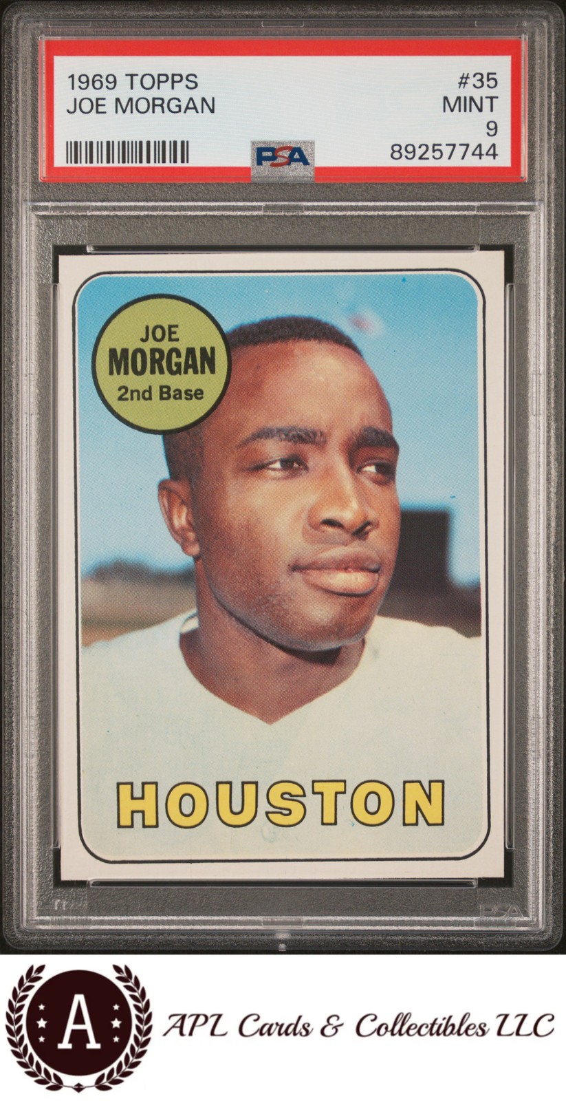 1969 Topps #35 Joe Morgan PSA 9