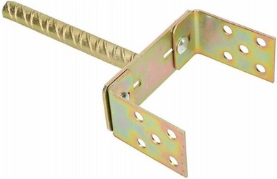 Schwerlast verzinkt verstellbar Pfostenträger Stützspieß 0-180 mm Metallwinkel