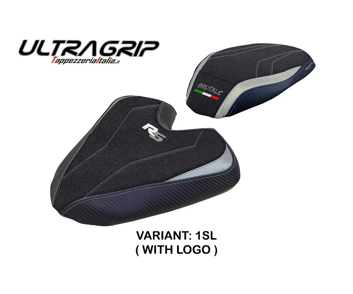 Seat cover Ankara UGrip Silver +logo Tpz MV AGUSTA BRUTALE 1000 RS 2021 2026