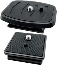 2 Pack 41mm and 43mm Tripod Quick Release Plate Camera 41mm 43mm, Black