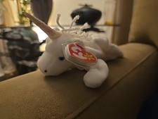 Beanie Baby  Mystic  The Unicorn Ty 1993-94 Tag Errors Rare Retired