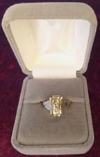 Vintage 1961 Jostens 10K Gold High School Class Ring Covina California USA 6.5