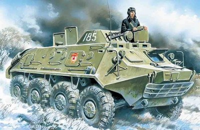 ICM 72911 - BTR-60 PB Armoured Personnel Carrier, Cranberry