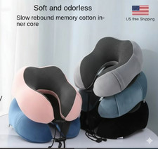 Memory Foam U Shaped Travel Sleep Pillow Neck Support Head Back