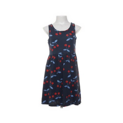 H&M, Kleid, Größe: 134/140, Blau/Rot/Mehrfarbig, Baumwolle, Blumen, Mädchen #RiI