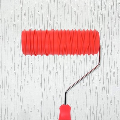 Hanroy 8'' Patterned Paint Roller for Wall Decoration Classic Texture 2018T 