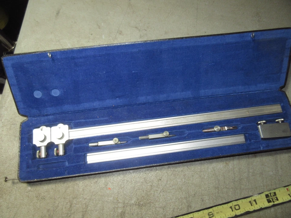 Vintage Dietzgen Model 970W Beam Compass Germany w/original box Ecobra - Image 3 of 4