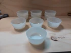 Vintage Lot of (10) Anchor Hocking Fire King Custard Cups #434 Milk Glass 6 oz.