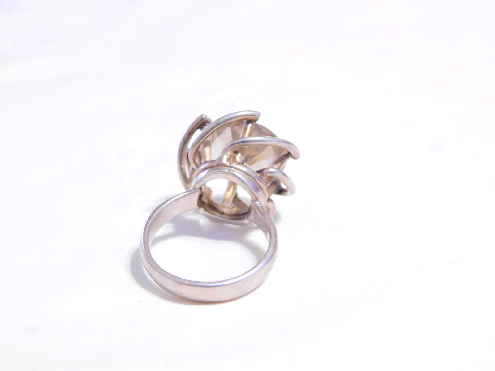 Sterling Silver Solitaire Light Gemstone Ring R12… - image 4