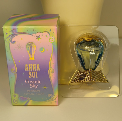 Anna Sui Cosmic Sky Eau de Toilette Spray Travel Size 0.17 fl oz Hot Air Balloon