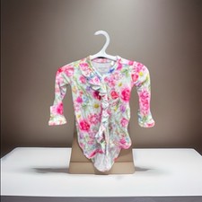 Posh Peanut 0-3 Months Girls Bamboo Floral One Piece Pajamas Pre-owned  80 
