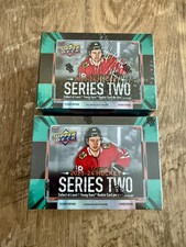 Lot Of (2) 2023-24 Upper Deck Series 2 Hockey NHL Exclusive Blaster Box SEALED