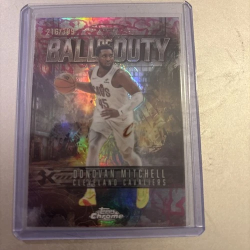 2025 Topps Chrome Donovan Mitchell Base (RAW)