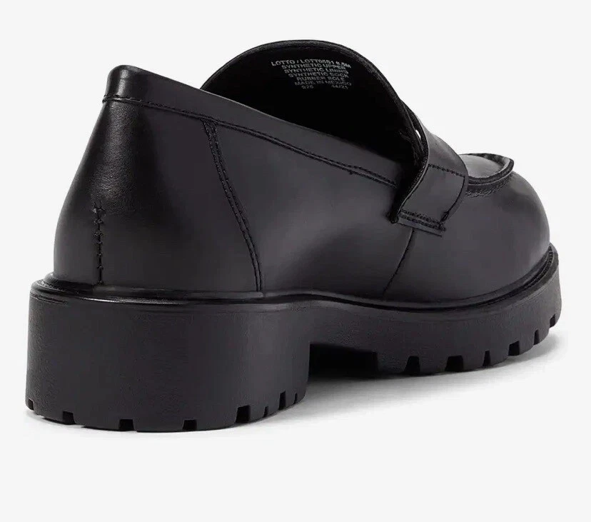 Steve Madden Womens Course Leather Lug Loafers Shoes - Image 4 of 4