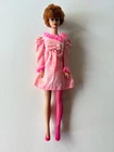 Vintage Barbie Little Bo Pink Dress With Accessories 1960