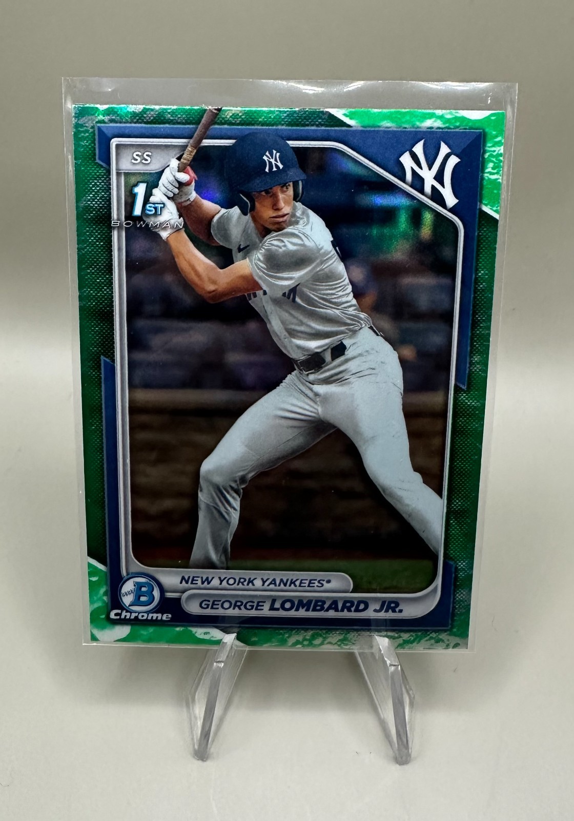 2024 Bowman Chrome George Lombard Jr. BCP-79 Lunar Glow Refractor