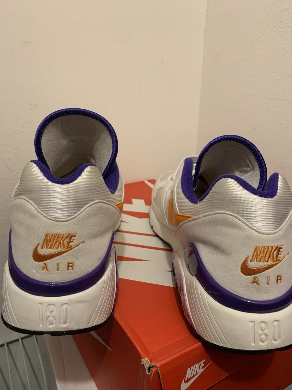 Nike Air Max 180 Bright Ceramic Size 14 sz  615287 101 Retro Running 90s OG image 6