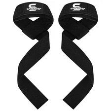SAWANS Lifting Straps Weight Lifting Wrist Support Fitness Padded Gym Heavy D...