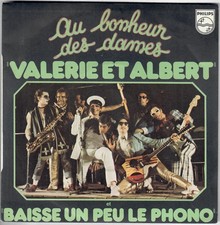 AU BONHEUR DES DAMES Valérie et Albert 1976 French Glam Beatles SP Philips 45T