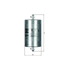 Kraftstofffilter für Jaguar XJ X300 XJ40 Xjsc X27 | 612636