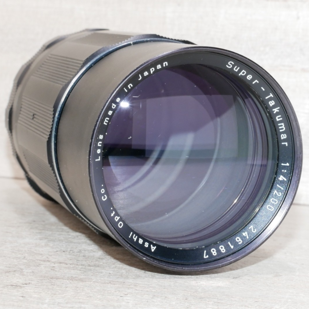 ASAHI PENTAX SPOTMATIC＋TAKUMAR 200mm F4 Asahi Pentax Super TAKUMAR 200mm F4 Camera Lens *GOOD* | eBay