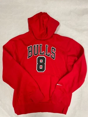 Sweat Nike Chicago Bulls Zach LaVine #8 Rouge NBA Loose Fit Taille S Homme - Photo 1/4