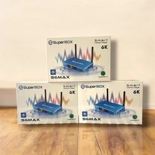 SUPERBOX NEW 2025 Model S6 MAX 6th Gen with Bluetooth Voice Command, 64Gb Storag